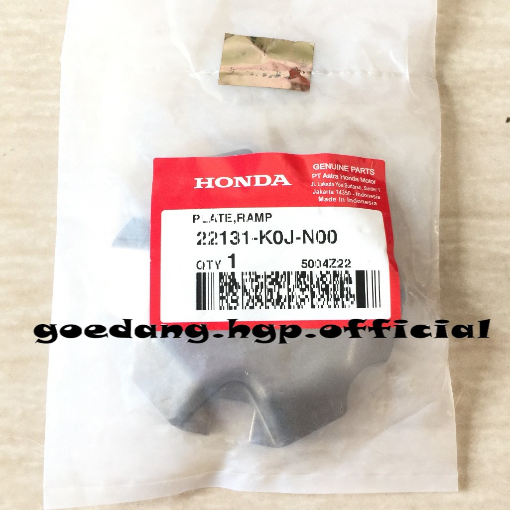 จาน Ramp House Pieceslide GENIO K0J BEAT K1A SCOOPY K2F ORIGINAL AHM 22131K0JN00