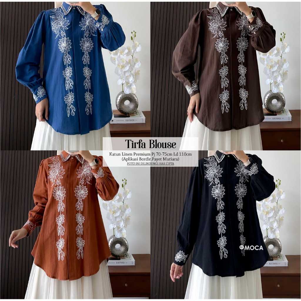 เสื้อผ้าผู้หญิง HQ RITA BLOUSE จาก MoCA FASHION STORE