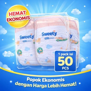 Popok Anak Bayi Isi 50pcs original Repack Tipe Celana Dan Nbs Tipe Perekat Termurah Dan Terlengkap