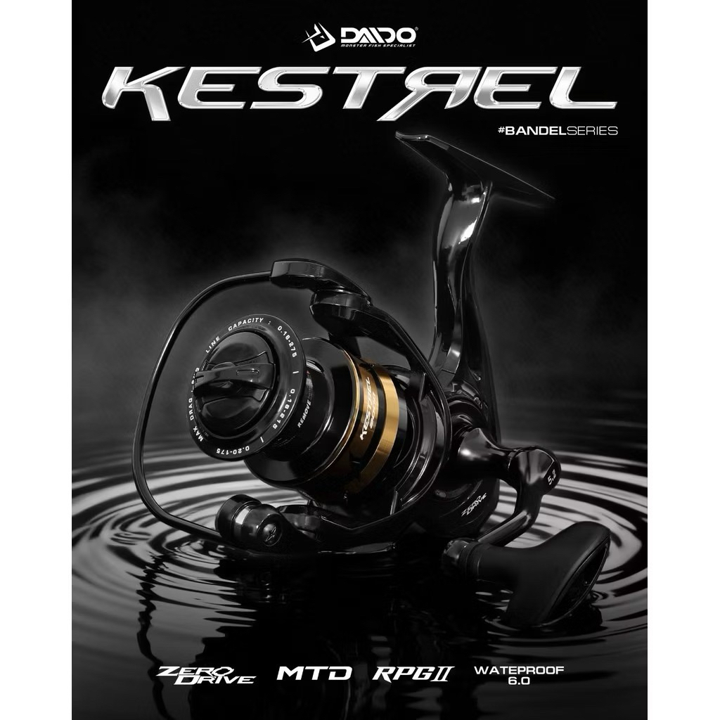 รอกตกปลาแบบหมุน Daido Kestrel