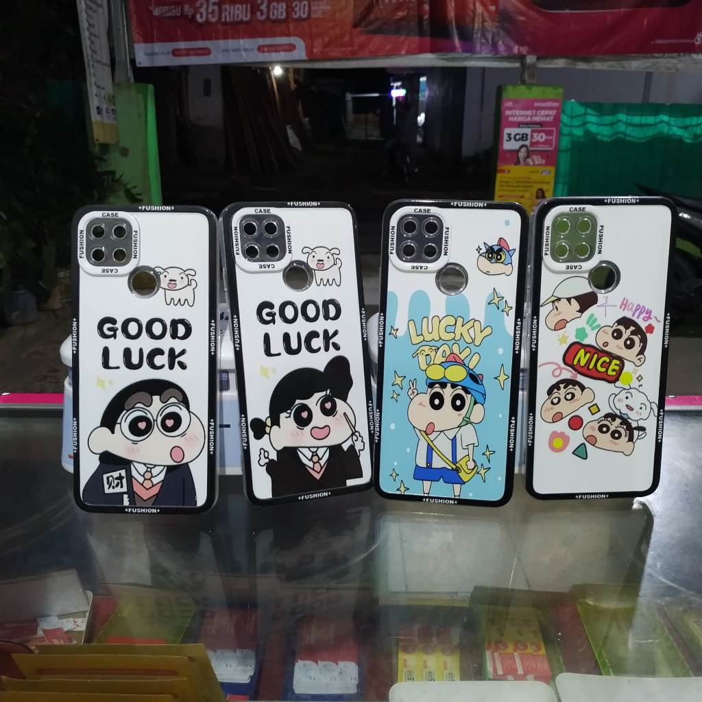 เคส Opp* A15 CPH2185 A15s CPH2179 A35 Softcase การ์ตูนชินจังซิลิโคนปลอกซิลิโคน Kesing