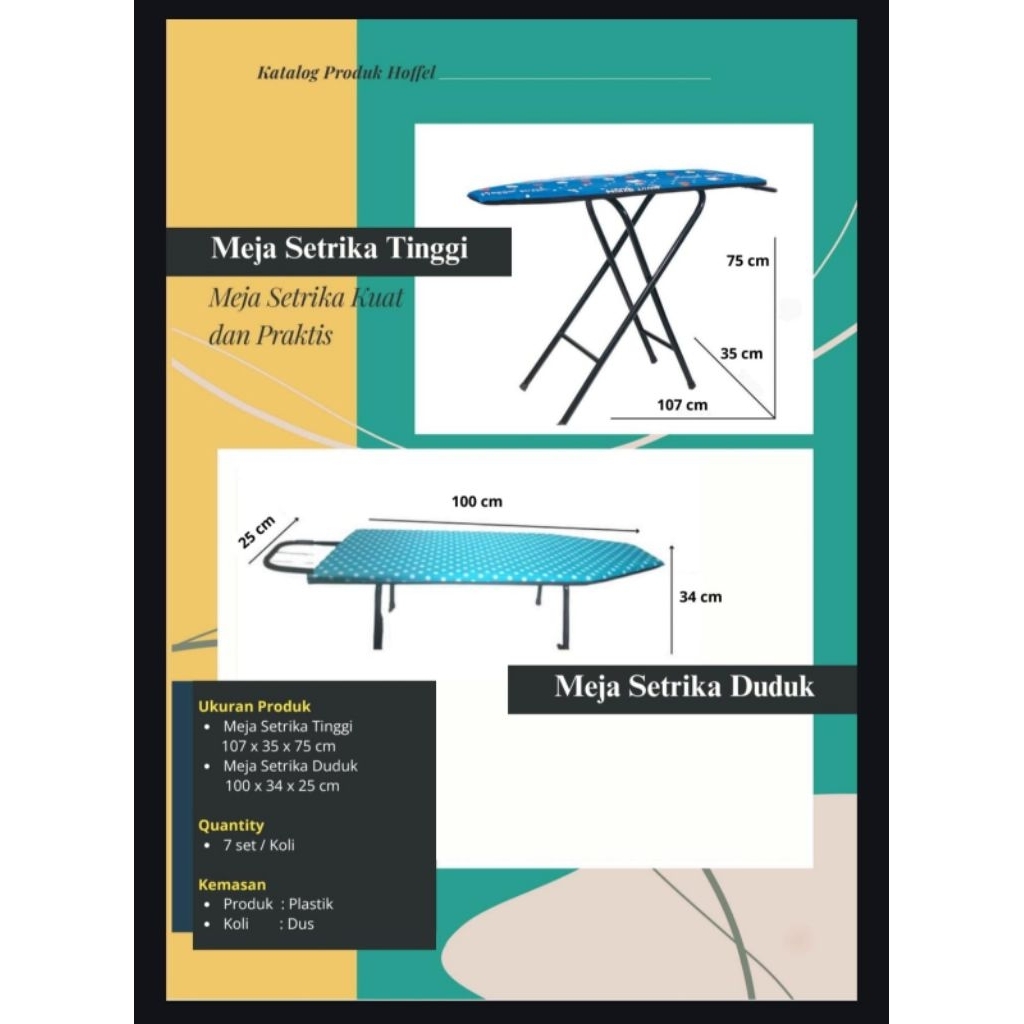 เหล็กจัดฟัน TABLE / LONG IRONING TABLE