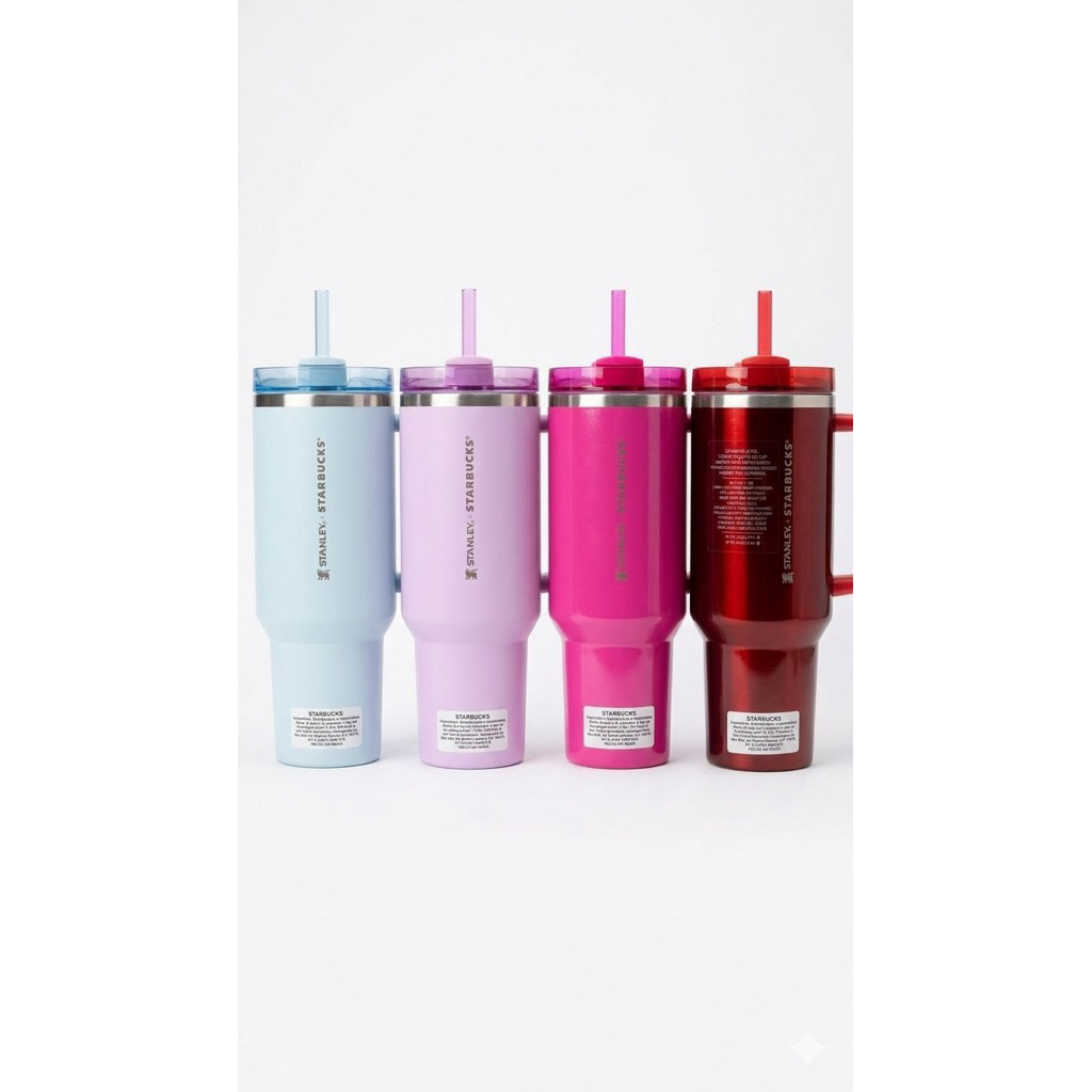 Stanley x Starbucks Quencher Tumbler 40oz - Viral Starbucks x Stanley Tumbler