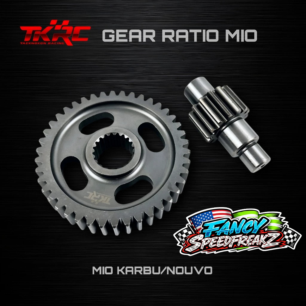GEAR RATIO TKRC 15/39 14/39 YAMAHA MIO SPORTY MIO SMILE SOUL FINO NOUVO CARBON TKRC 15T 39T 14T 39T 