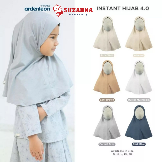 ARDENLEON Hijab 4.0 สําหรับสาว Raya - ฮิญาบสําเร็จรูปสําหรับเด็ก
