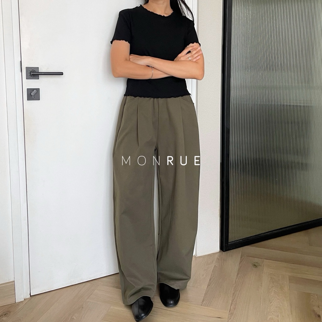 MONRUE Obi Curve Pants