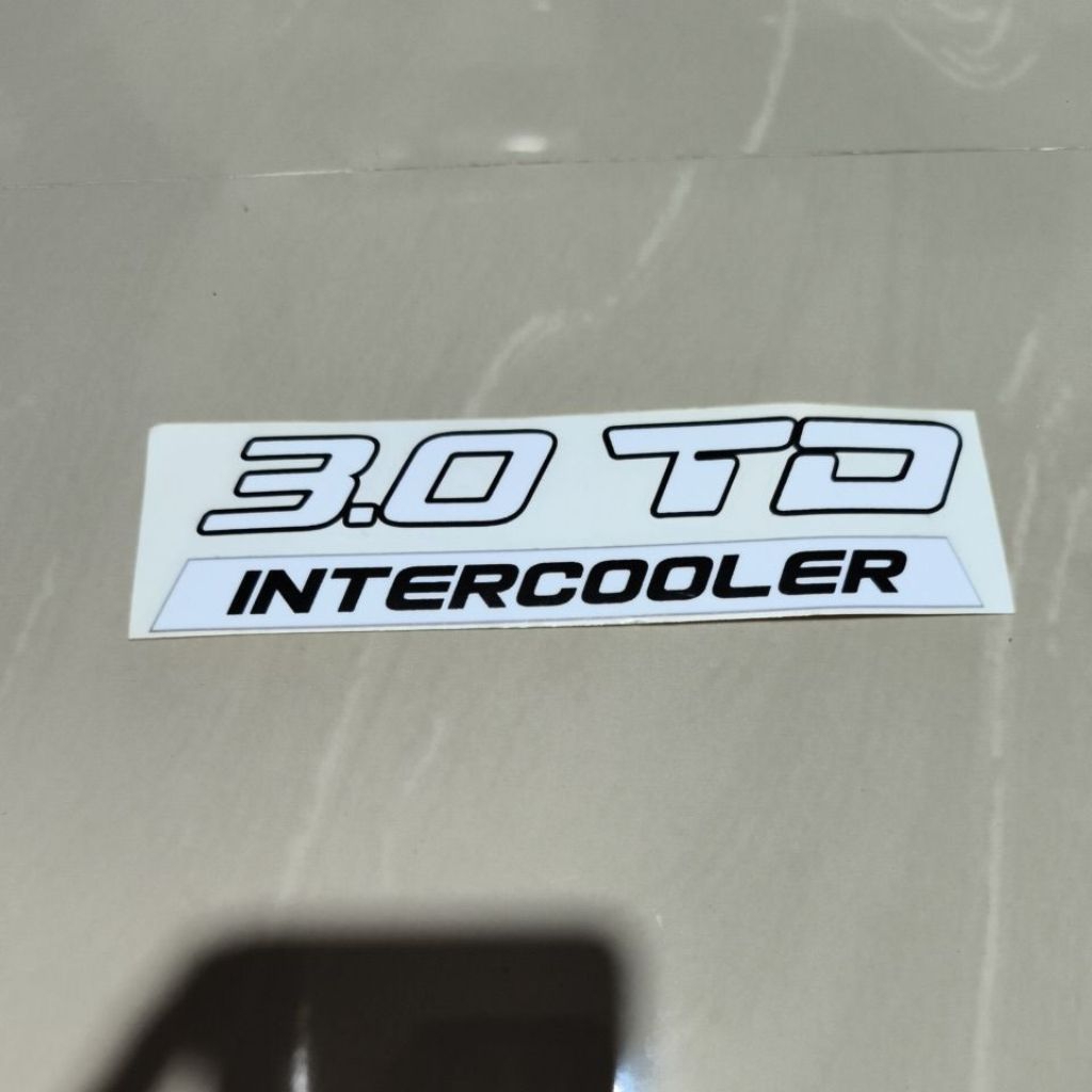 สติ๊กเกอร์ Isuzu Dmax 3.0TD Intercooler