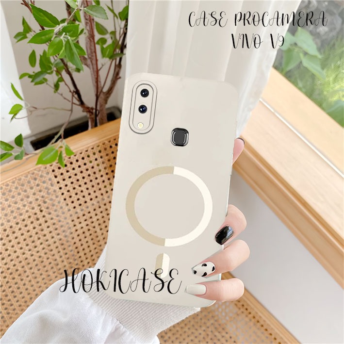Vivo V9 V7 V7 Plus V5 V5 Plus Round Motif Case Cool Modern Soft Case ยืดหยุ่น[HC14]