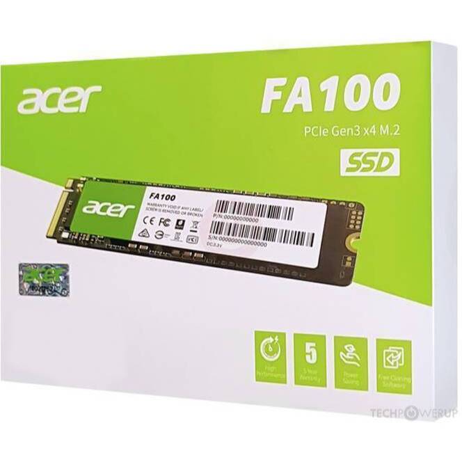 SSD M.2 ACER FA100 128GB PCIE GEN 3X4