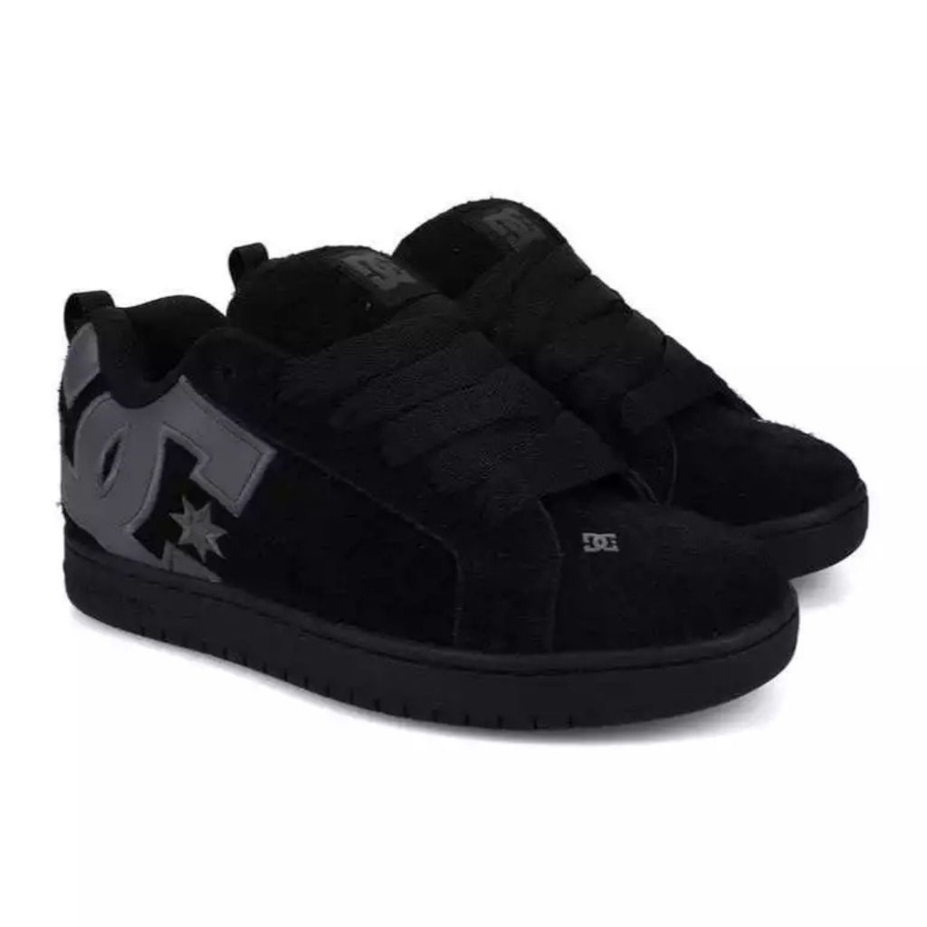 Unisex รองเท้าผ้าใบไขมันสําหรับผู้ชายและผู้หญิง Dc Court Graffik เกรด BINB สีดําสีขาวสบายๆล่าสุด