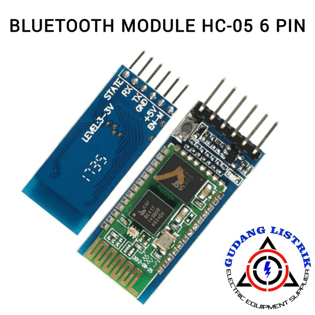 HC-05 Arduino HC05 โมดูลบลูทูธ 6 พิน