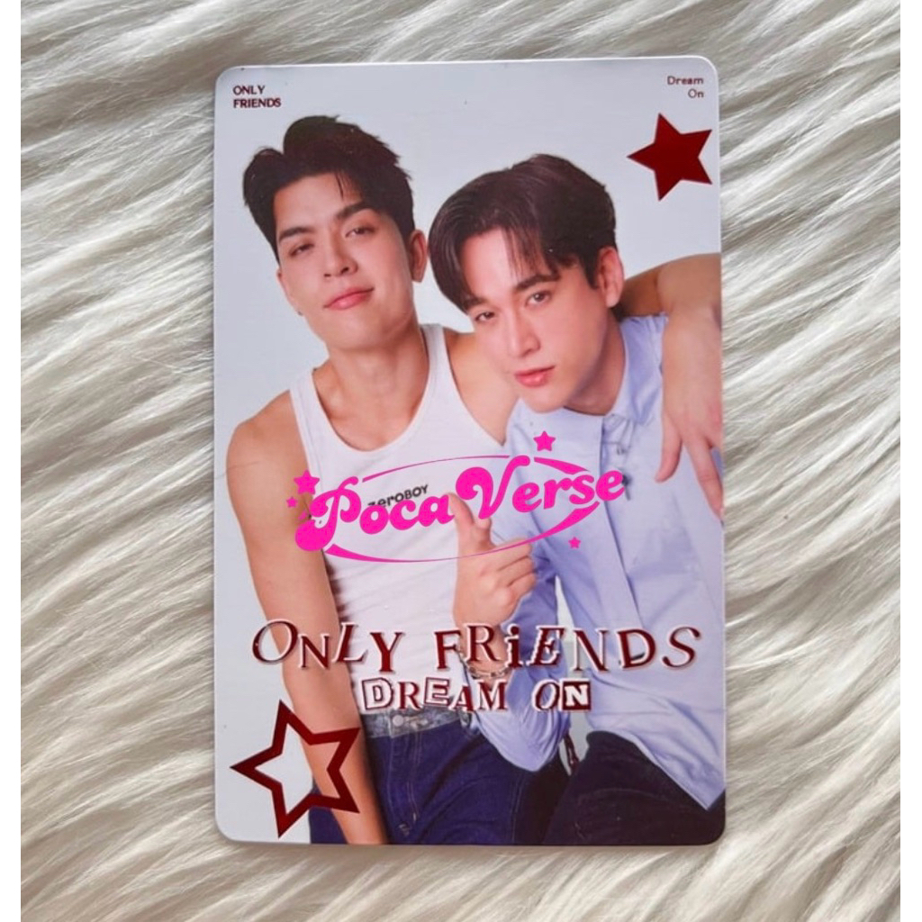Photocard อย่างเป็นทางการเฉพาะเพื่อน Dream On Photocard Secret JossGawin Joss Wire Gawin Caskey 2026