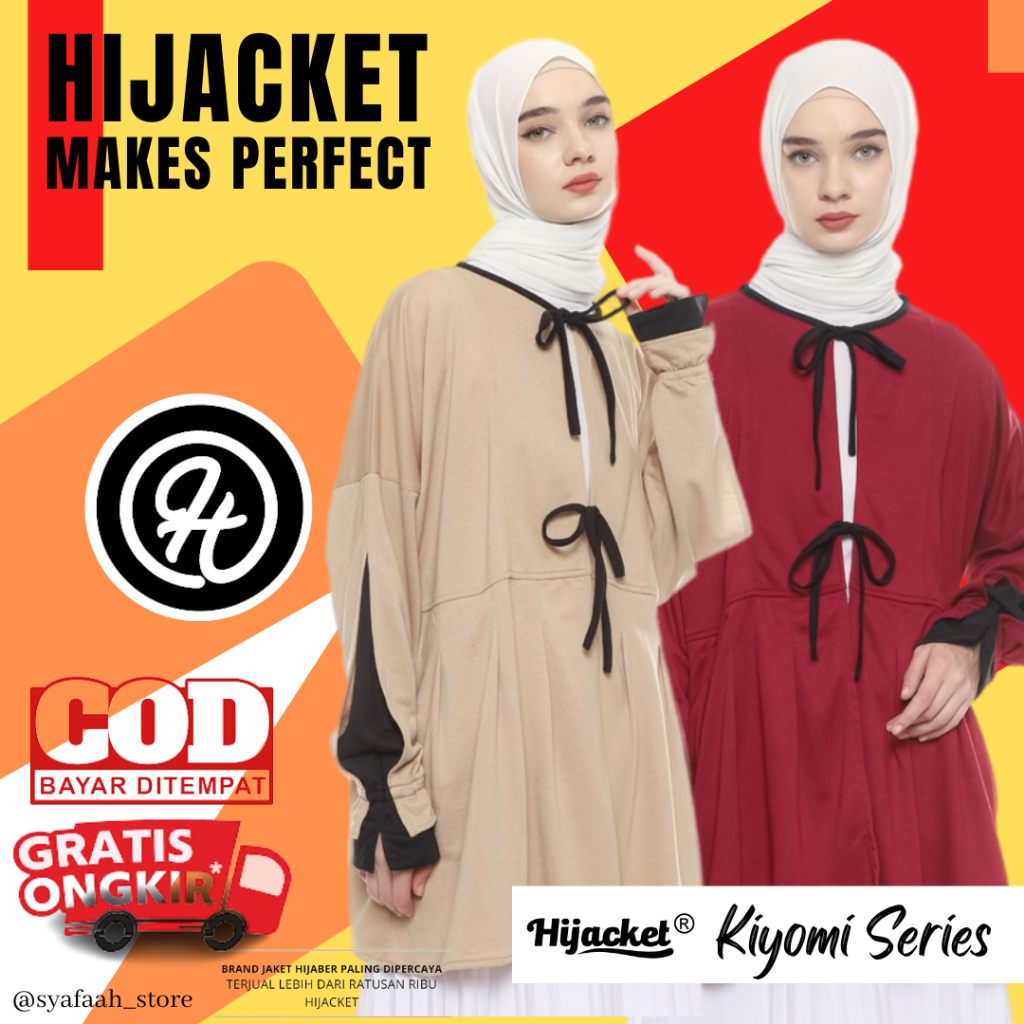 Hijacket Original Kiyomi Series เสื้อแจ็คเก็ตฮิญาบอินโดนีเซีย