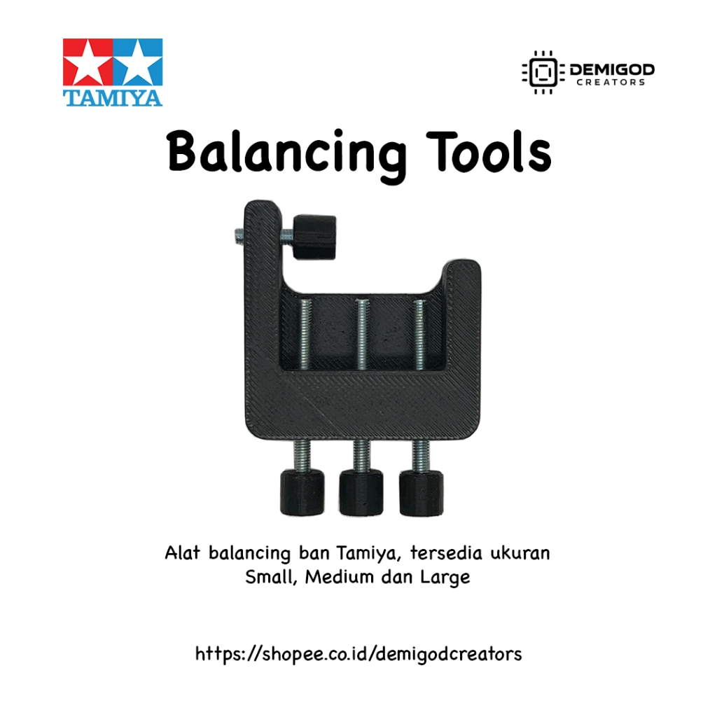 Tamiya Mini 4WD V1 เครื่องมือสมดุลล้อยาง - เพลา 60 มม