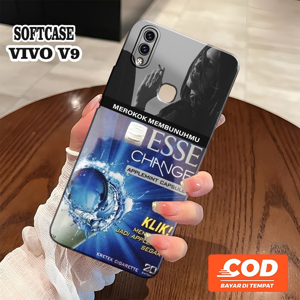 [JBCASE] ใหม่ล่าสุด VIVO V9 / VIVO V9 YOUTH SOFTCASE - Camera Protection - Aesthetic Case - macaroon