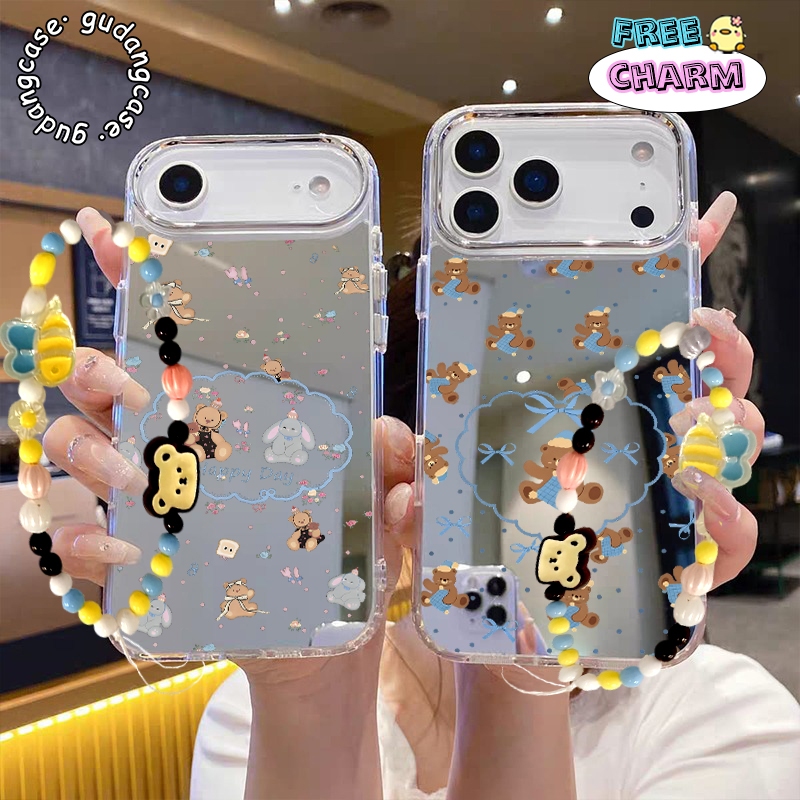 CASE CASING CLEAR CASE MIRROR HEBE สําหรับ OPPO A3X A5 2025 A5X A6 A6X A9 A15 A16 A17 A18 A31 A36 A5