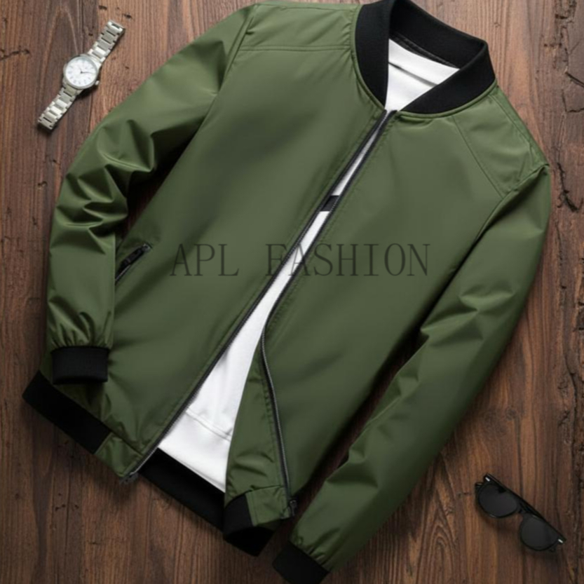 PLAIN MENS BOMBER JACKET / EXECUTIVE MAN BOMBER JACKET / LATEST PREMIUM WINDPROOF BOMBER JACKET