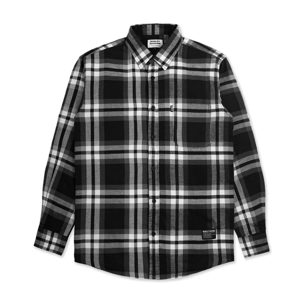 KEMEJA Barley Division Flannel 082 Shirt Longs sleeve - Flannel Shirt