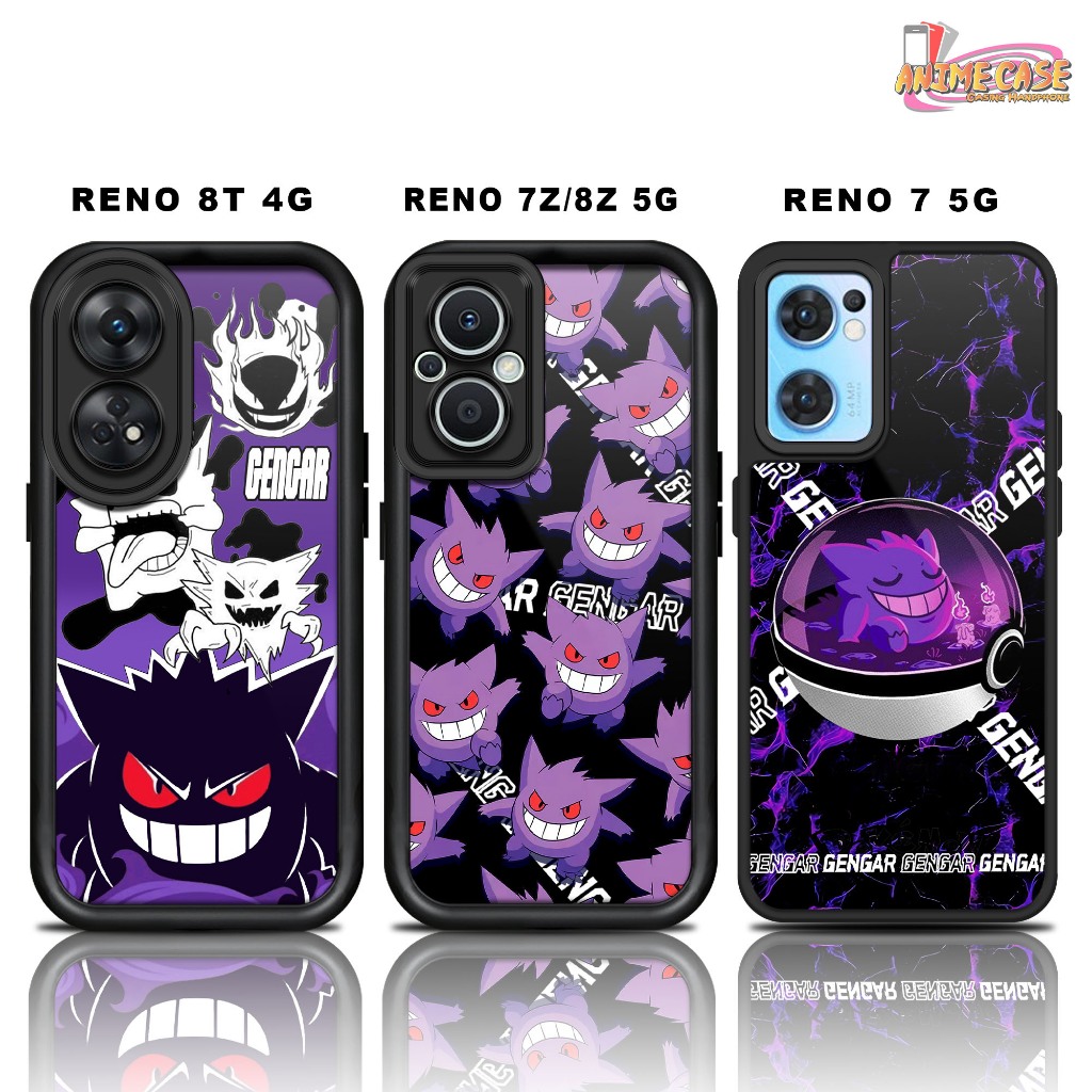 Glossy Softcase OPPO RENO 8T 4G RENO 7Z 8Z 5G RENO 7 5G Casing Case Hp Silicone Camera Protector GEN