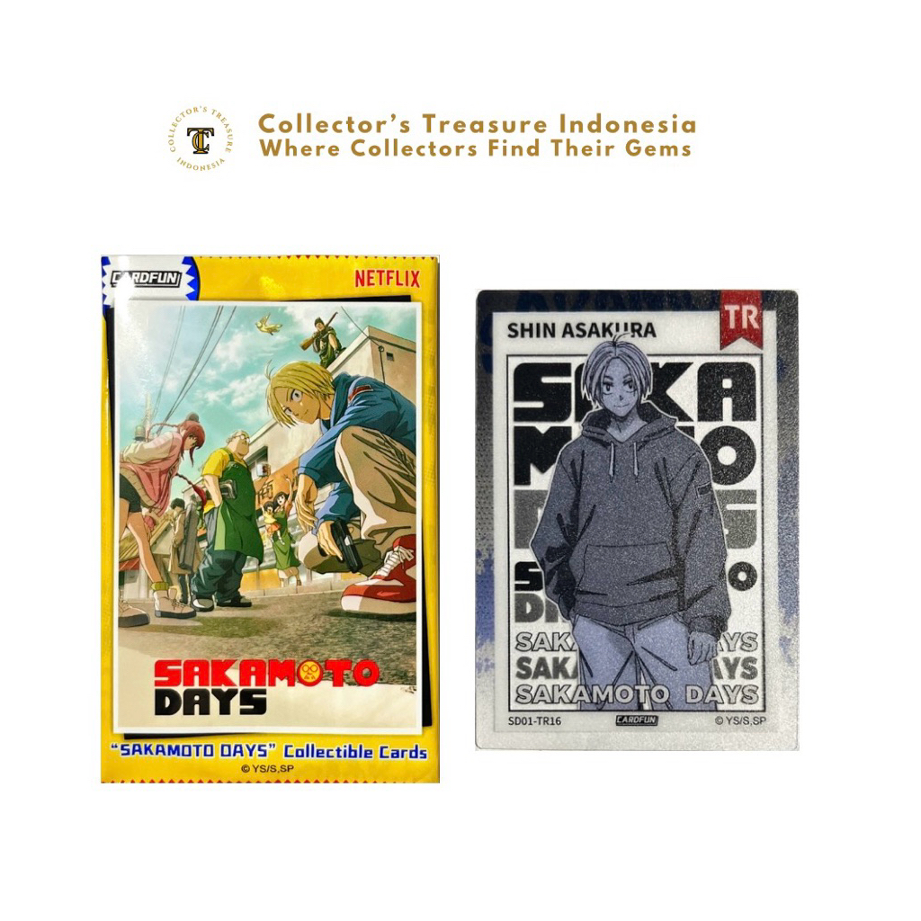 CardFun Sakamoto Days การ์ดสะสม (Per Piece) - อินโดนีเซียสมบัติสะสม