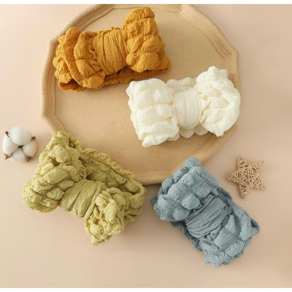 JUMBO BABY HAIR HEADBAND BIG BOW BABY HAIR ACCESSORIES SOFT STRETCHY NEWBORN BABY HAIR DECORTATIONS 