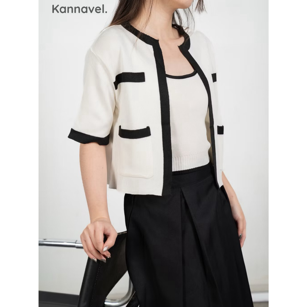 Preloved kannavel skadi เสื้อกล้ามด้านนอกชุดแขนสั้น