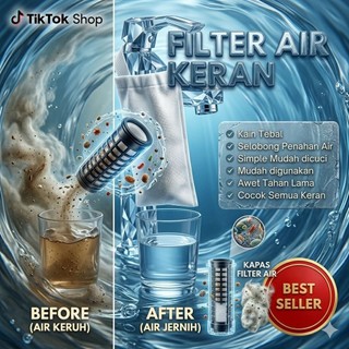 satu shet komplite Filter AIR Keran Saringan penjernih air - Filter Keran - Saringan Air - Filter Air MURAH