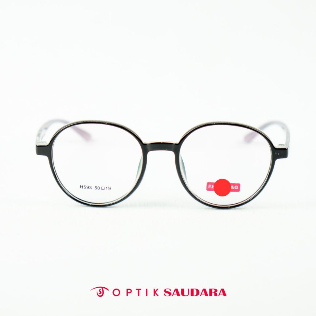 Optik Saudara - Hashtag Frame - แว่นตา Unisex ทรงกลมมีสไตล์ F HT H593 C859 50
