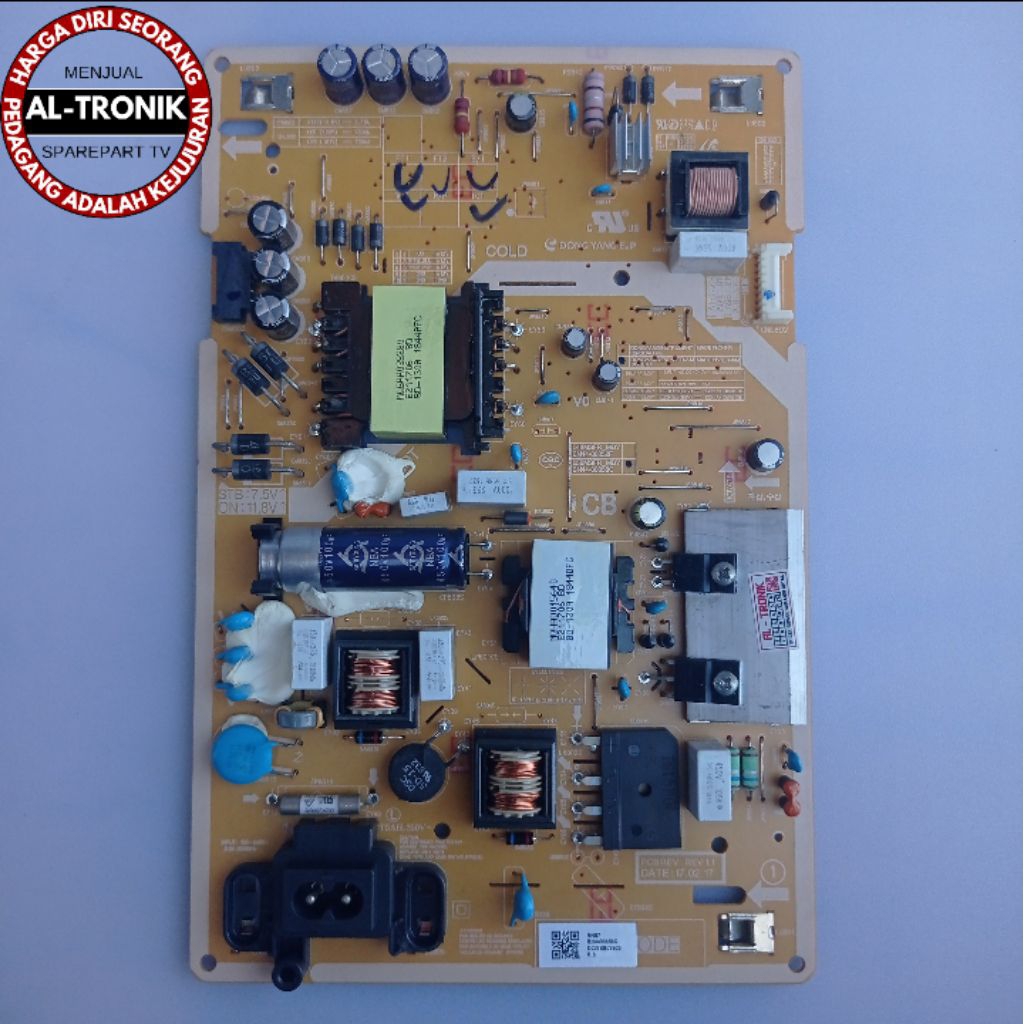 SAMSUNG 49 INCH LED TV POWER SUPPLY รุ่น UA49N5000 PSU REGULATOR POWER SUPLAY UA 49N5000
