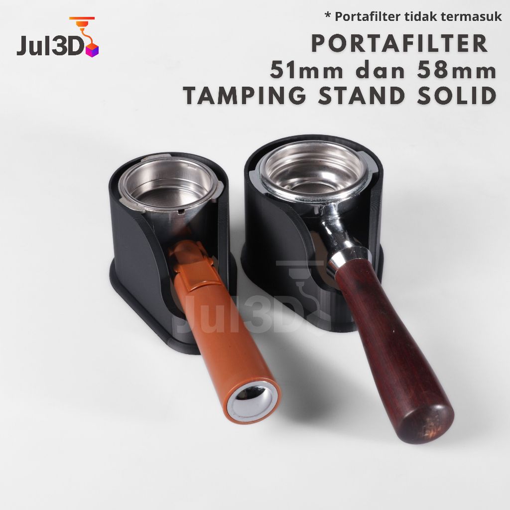 Portafilter 51 มม./58 มม.Tamping Station Solid Minimalist Universal (3 หู/2 หู) Tamper Station Stand