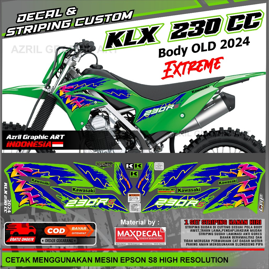 Striping KLX 230 CC รุ่น Extreme