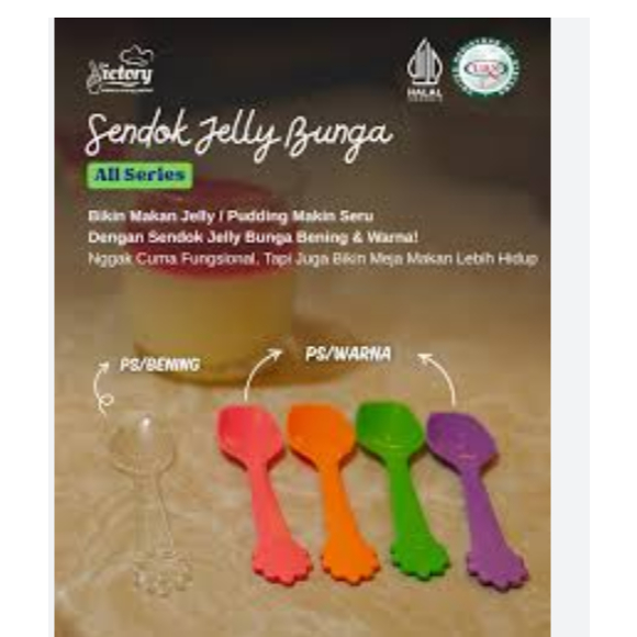 บรรจุภัณฑ์: JELLY SPOON JELLY FLOWER SAW MINI SPOON JELLY SPOON ICE CREAM SPOON ICE CREAM SPOON