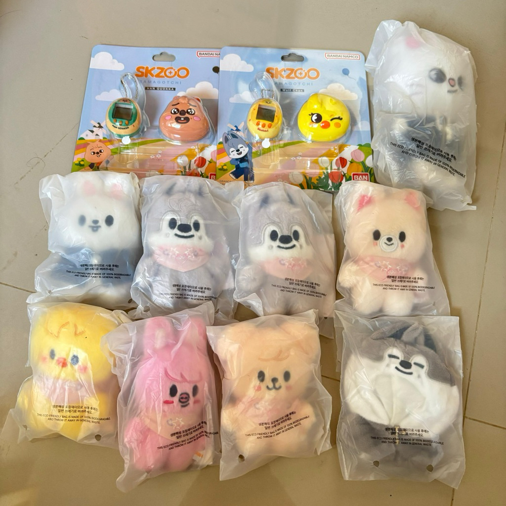 7 - SKZOO Tamagotchi, ตุ๊กตาชุด SKZOO, ตุ๊กตา SKZOO 10 ซม. & 20 ซม.