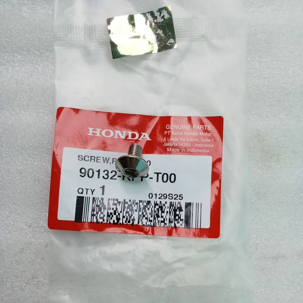 Fairing Bolt สั้น L สกรูกุญแจ 6 x 10 ใหม่ CB CBR 150 150R CB150R ORIGINAL HONDA AHM 90132-KPP-T00