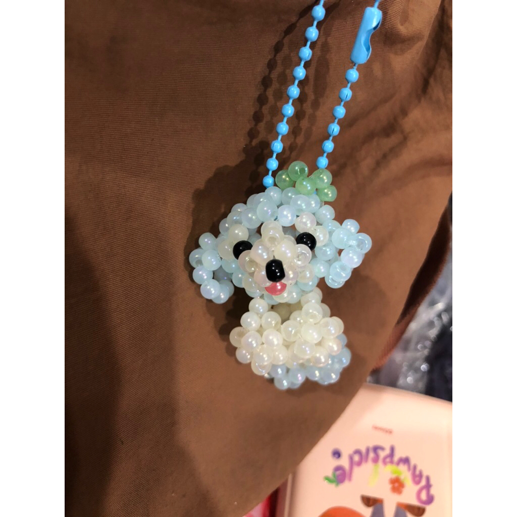 PUPPY KEYCHAIN BEADS INSPIRED BY MIGHTEEZ YUNHO TYUYO