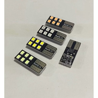 Lampu Plat Nomor Motor Led Blizt Mode Pesawat Lampu 6 Led  Blizt