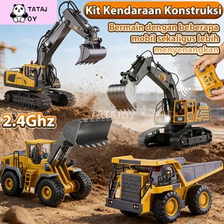 Tatajoy 2.4Ghz Excavator Remote Control 14 Channel RC Excavator Mainan Excavator RC Crawler Kendaraan Teknik Excavator Mobil Remote - RC Tracktor/ RC Truk / Dump Truck