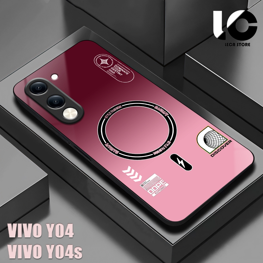HP VIVO Y04 Softcase VIVO Y04S เคสเคลือบเงาปลอกกระจกเงาตัวป้องกันโทรศัพท์อุปกรณ์เสริมโทรศัพท์