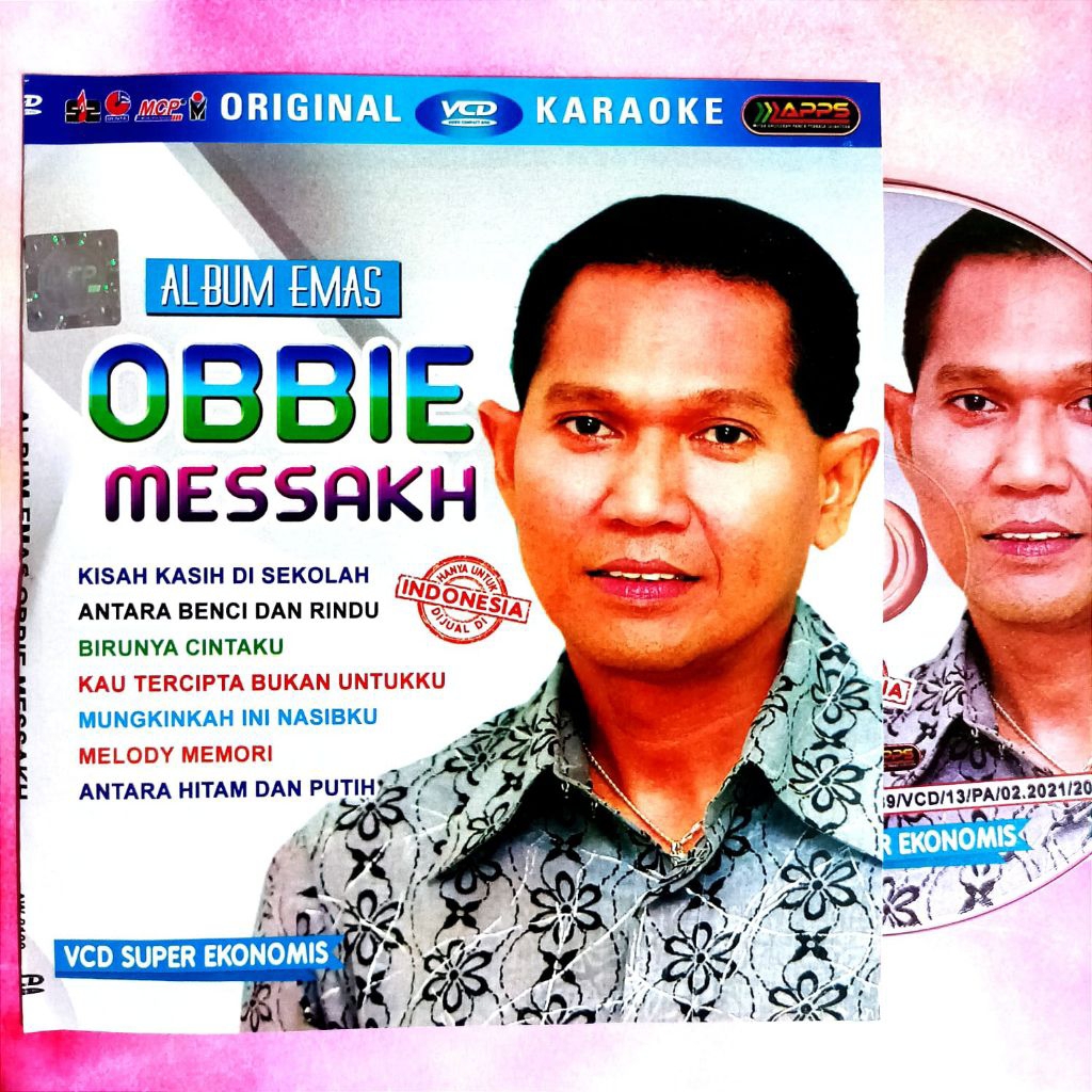 VCD KARAOKE MEMORIAL OBBIE MESSAGE - VCD POP SONGS MEMORIAL KAROKE - VCD DANGDUT SONGS MEMORIAL KARA