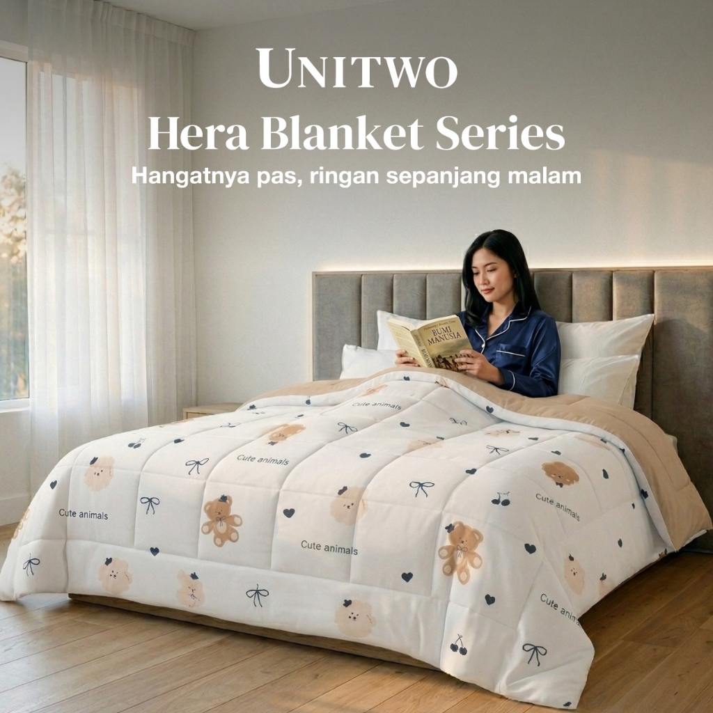UNITWO HOME - ผ้าคลุมเตียง Hera Series – หรูหราและโคซี่