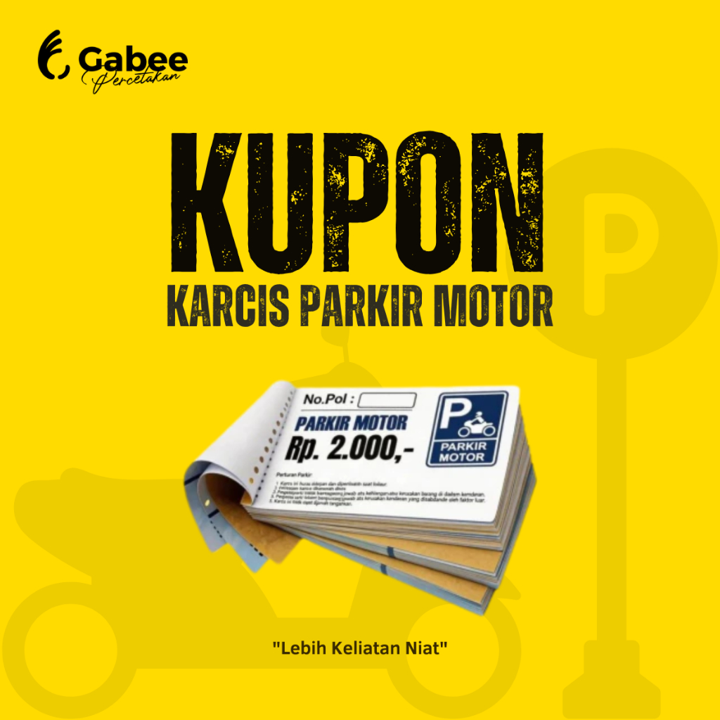 ที่จอดรถ / MOTORCYCLE PARKING TICKETS / MOTORCYCLE PARKING TICKETS / 100-PACK TICKETS / TICKETS