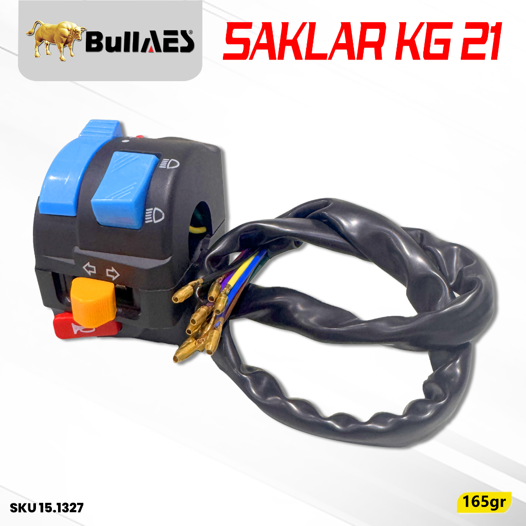 สวิตช์รถจักรยานยนต์แฮนด์ซ้าย KG 21 Dim Beam Piw Piw Universal
