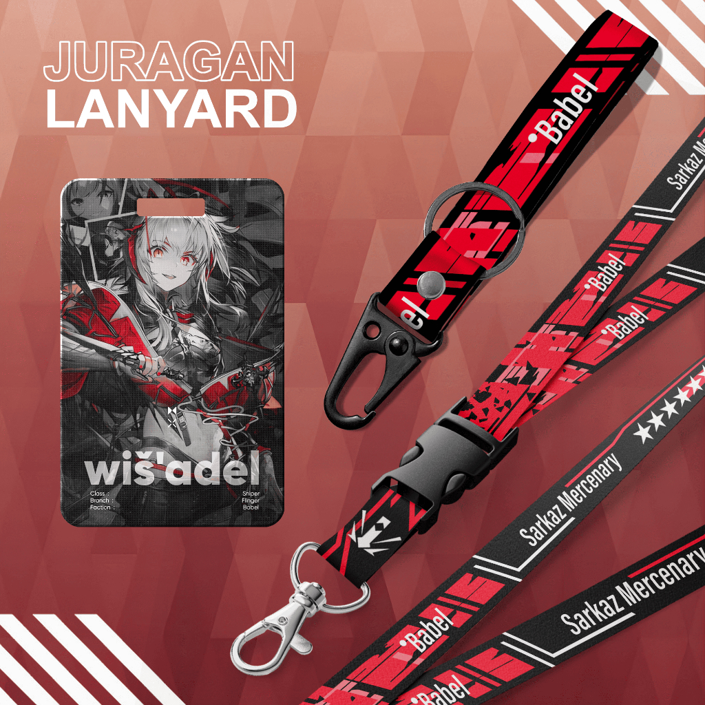 GANTUNGAN Lanyard / สายคล้องคอ WIS ADEL / ARKNIGHT