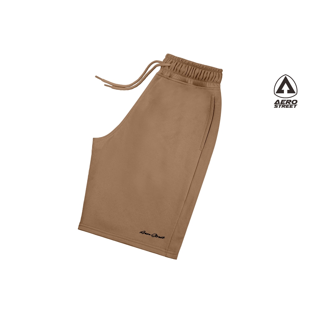 Aerostreet Jogger Shorts Madava Brown กางเกงจ็อกเกอร์ EBAAA