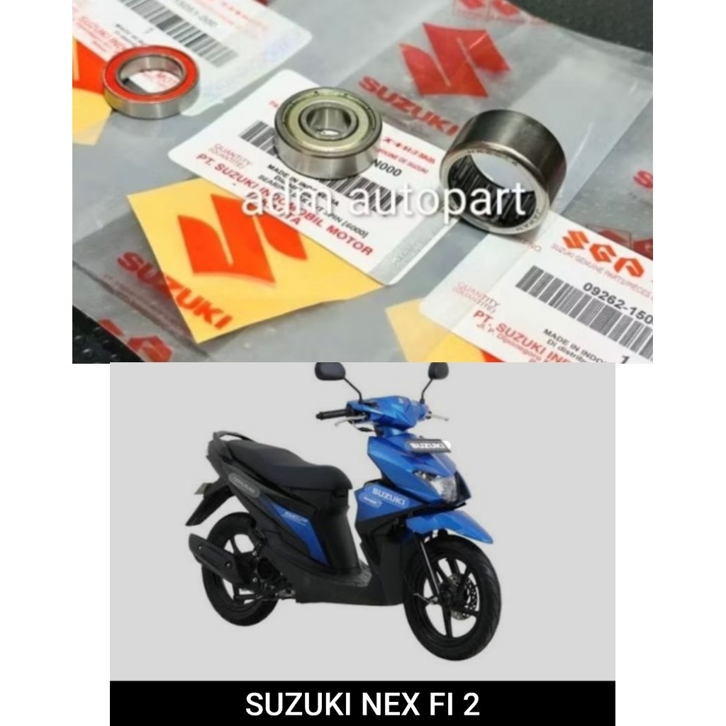 Pully + แบริ่งเข็ม + แบริ่งถัง CVT 638Z Suzuki Nex fi 2 SGP คุณภาพ