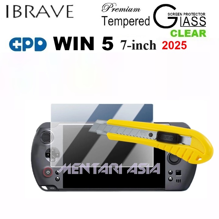 กระจกนิรภัย GPD Win 5 7 นิ้ว (2025) - iBrave PREMIUM Glass CLEAR