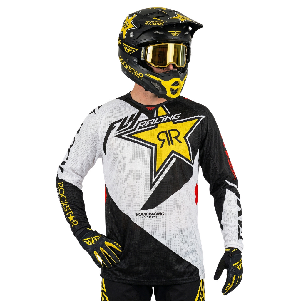 FLY Racing Mesh Rockstar Jersey Motocross Trail Original Adult