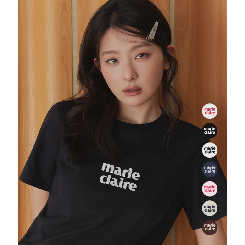 [PO KOREA] เสื้อยืด Marie Claire Basic UP TO 50%