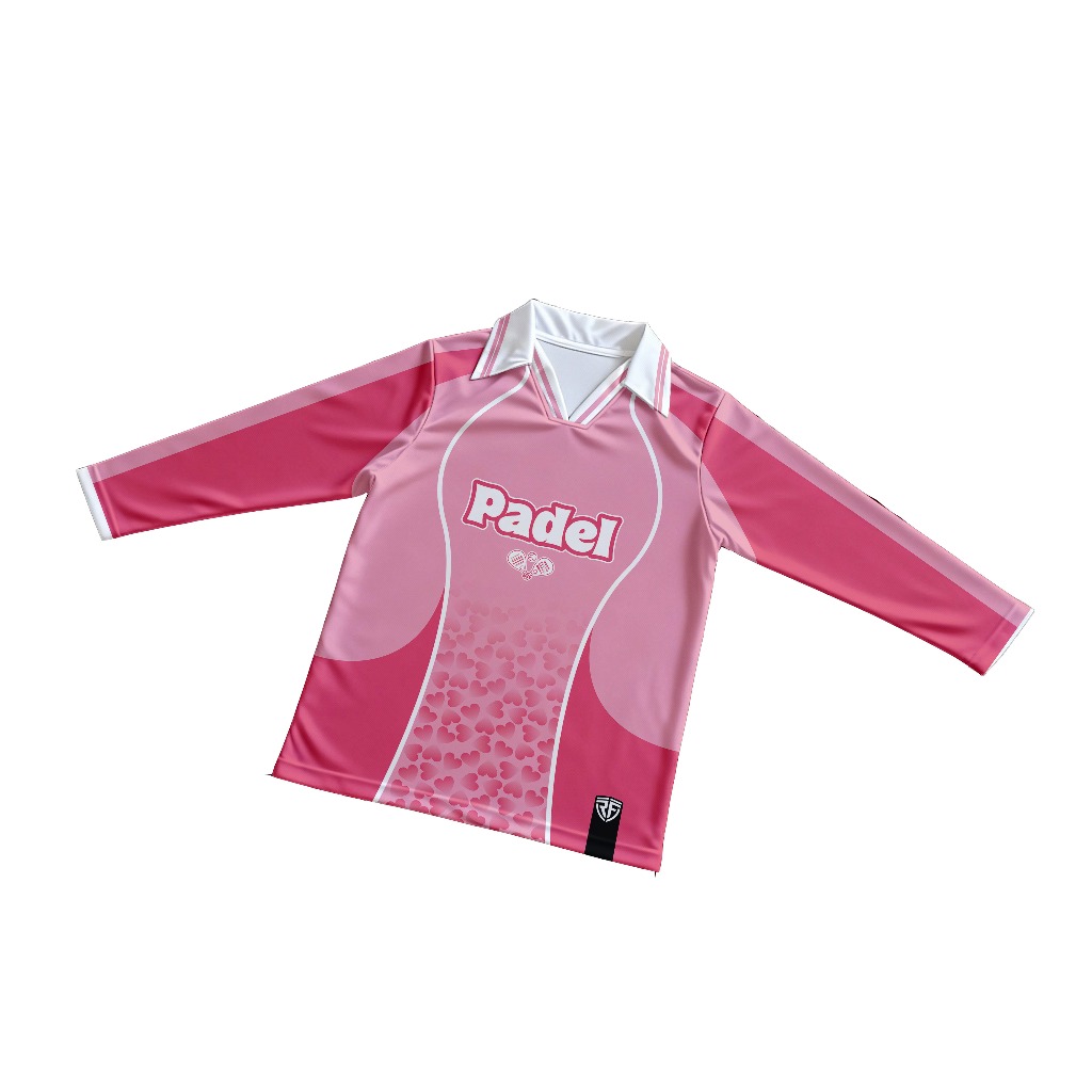 Refive- VINTAGE Long Sleeve Retro Jersey PADEL 4 เสื้อแขนยาวสําหรับบุรุษและสตรี Premium casual/stree