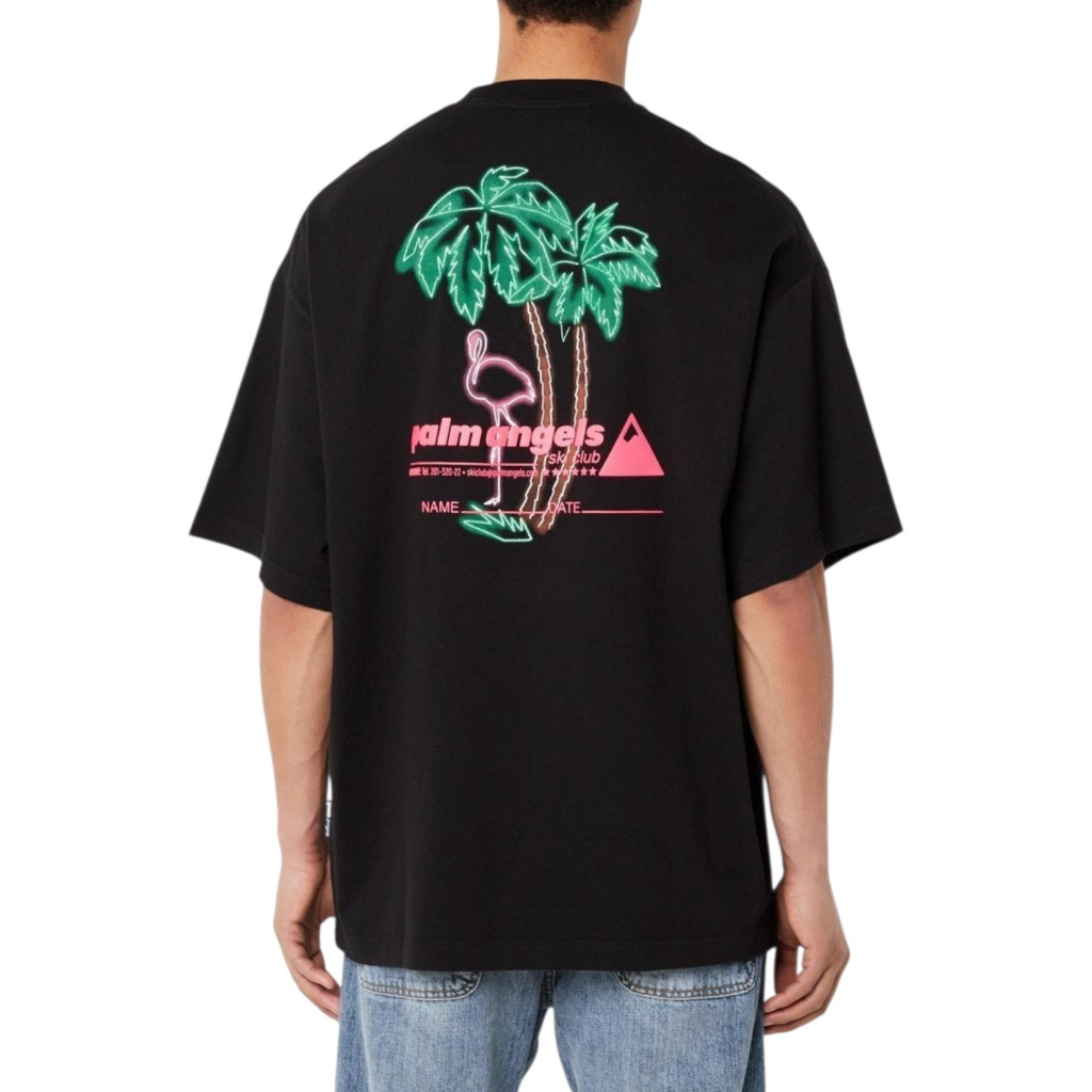 เสื้อยืดโอเวอร์ไซส์ Palm Angels Palm Angels เสื้อยืด unisex พรีเมี่ยม